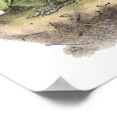 Audubon Eastern Meadowlard Poster (Ecke)