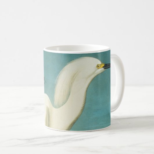 Audubon: Egret Kaffeetasse (VorderseiteRechts)