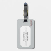 Audubon: Gemeiner Loon Gepäckanhänger (Rückseite vertikal)