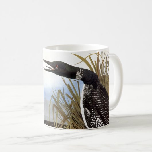 Audubon: Gemeiner Loon Kaffeetasse (VorderseiteRechts)