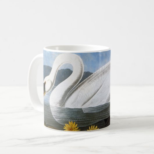 Audubon: Gemeiner Schwan Kaffeetasse (Vorderseite Links)