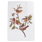 Audubon gemeißte Jagdvögel ist Wildpflanzenbaum Mittlere Geschenktüte (Rückseite)
