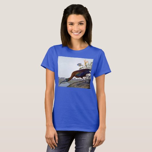 Audubon: Glossy Ibis T-Shirt (Vorne ganz)