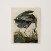 Audubon Great Blue Heron Birds Puzzle (Vertikal)