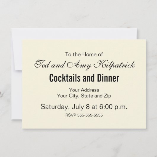 Audubon Great Blue Heron Marsh Bird Einladung (Rückseite)