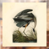 Audubon Great Blue Heron Marsh Bird Fensteraufkleber (Blatt 2)