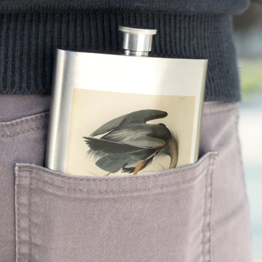 Audubon Great Blue Heron Marsh Bird Flachmann (Beispiel)