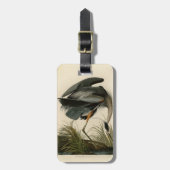 Audubon Great Blue Heron Marsh Bird Gepäckanhänger (Vorderseite vertikal)