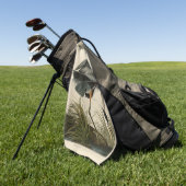 Audubon Great Blue Heron Marsh Bird Golfhandtuch (Gras)