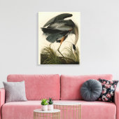 Audubon Great Blue Heron Marsh Bird Leinwanddruck (Insitu (Wohnzimmer))