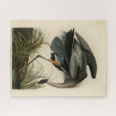 Audubon Great Blue Heron Marsh Bird Puzzle (Horizontal)