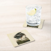 Audubon Great Blue Heron Marsh Bird Rechteckiger Pappuntersetzer (Vor Ort)
