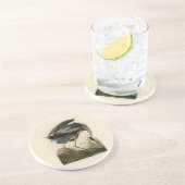 Audubon Great Blue Heron Marsh Bird Sandstein Untersetzer (Seite)