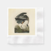 Audubon Great Blue Heron Marsh Bird Serviette (Vorderseite)