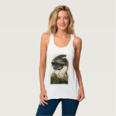 Audubon Great Blue Heron Marsh Bird Tank Top (Vorderseite Vollansicht)