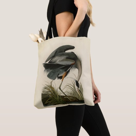 Audubon Great Blue Heron Marsh Bird Tasche (Von Nahem)