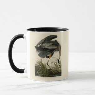Audubon Great Blue Heron Marsh Bird Tasse
