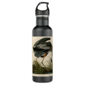 Audubon Great Blue Heron Marsh Bird Trinkflasche (Vorderseite)