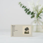 Audubon Great Blue Heron Marsh Bird Visitenkarte (Stehend Vorderseite)