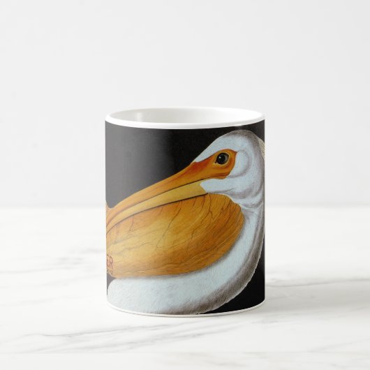 Audubon: Großer weißer Pelikan Kaffeetasse (Mittel)