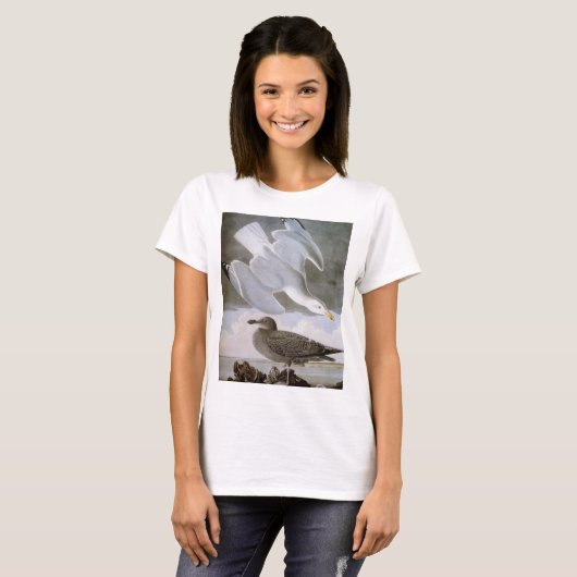 Audubon: Hering-Möve T-Shirt (Vorne ganz)