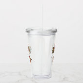 Audubon Kardinal Pair in Wild-Almond-Tree Acryltrinkbecher (Rechts)