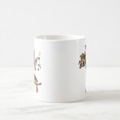 Audubon Kardinal Pair in Wild-Almond-Tree Kaffeetasse (Mittel)