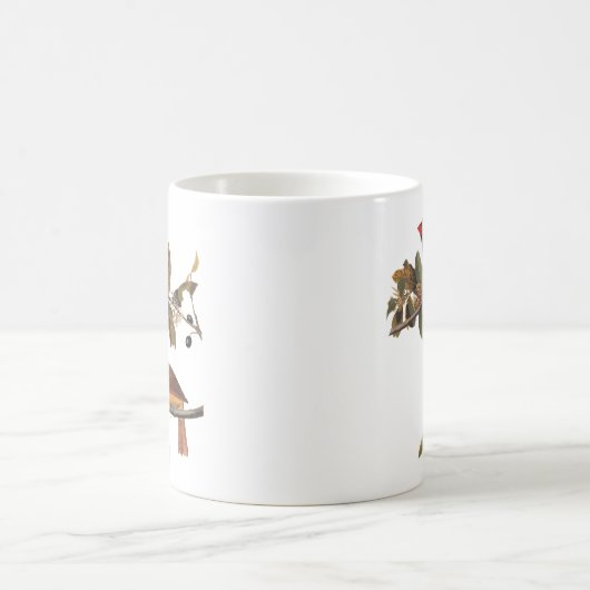 Audubon Kardinal Pair in Wild-Almond-Tree Kaffeetasse (Mittel)