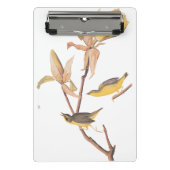 Audubon Kentucky Warblers auf Magnolia Mini Klemmbrett (Vorderseite)