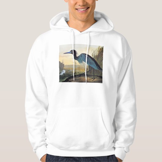 Audubon: Kleines Blau-Reiher Hoodie (Vorderseite)
