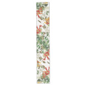 Audubon Kolibri-Vogel-Blumen-Tabellen-Läufer Großer Tischläufer (Vorderseite)