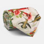 Audubon Kolibri-Vogel-Tier-BlumenKrawatte Krawatte (Gerollt)