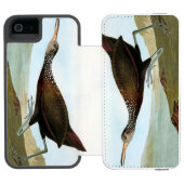 Audubon: Limpkin Incipio iPhone Geldbeutel-Hülle (Folio Geöffnet)