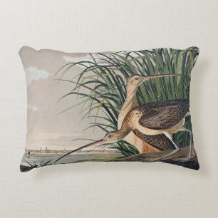 Audubon Long Billed Curlew Bird Dekokissen