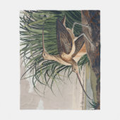 Audubon Long Billed Curlew Bird Fleecedecke (Vorderseite)