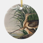 Audubon Long Billed Curlew Bird Keramik Ornament (Vorne)