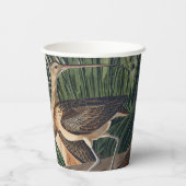 Audubon Long Billed Curlew Bird Pappbecher (Rückseite)