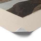 Audubon Long Billed Curlew Sandpiper Bird Poster (Ecke)