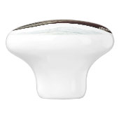 Audubon Loon-Vogel-Tier-Tier-Griff Keramikknauf (Seitenansicht)