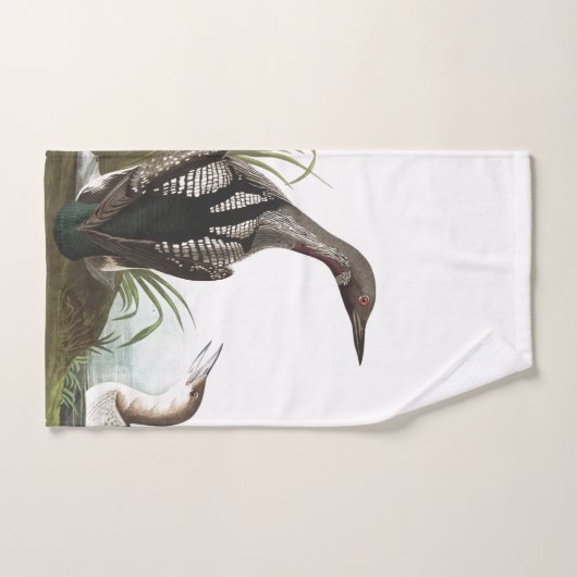 Audubon Loon-Vogel-Tier-Tierbad-Tücher Badhandtuch Set (Handtuch)