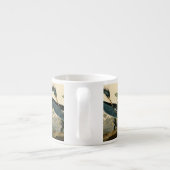 Audubon Louisiana Heron Birds America Art Espressotasse (Rückseite)