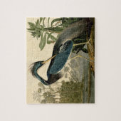 Audubon Louisiana Heron Birds America Art Puzzle (Vertikal)