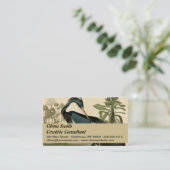 Audubon Louisiana Heron Birds America Art Visitenkarte (Stehend Vorderseite)