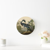 Audubon Louisiana Heron Runde Wanduhr (Zuhause)