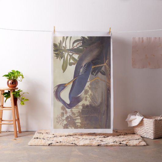 Audubon Louisiana Tri-Colored Heron Stoff (Beispiel)