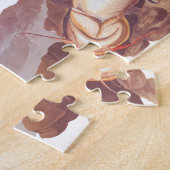 Audubon Majestic Bald Eagle mit frischem Fang Puzzle (Seite)