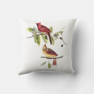 Audubon Nordkardinäle Kissen