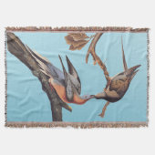 Audubon-Paar Kissing-Passagiertauben Decke (Vorderseite)