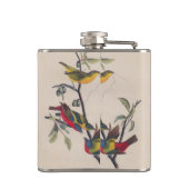 Audubon Painted Bunting Bird Wildlife Flachmann (Rückseite)