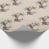 Audubon Painted Bunting Bird Wildlife Geschenkpapier (Ecke)